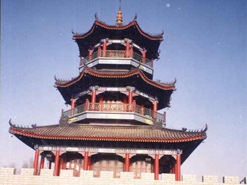 2002年建設(shè)的海城魁星樓